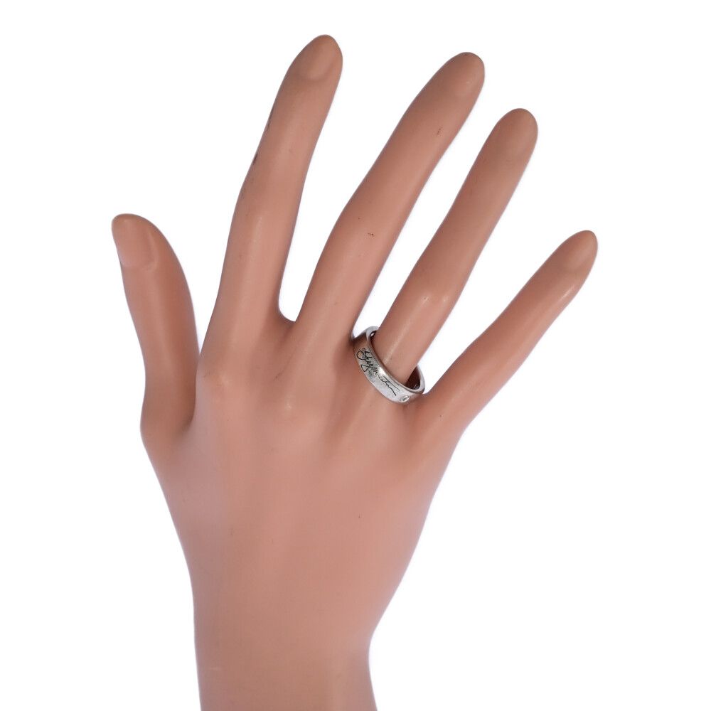 HARRY WINSTON ハリー ウィンストン シグネチャー 1P･ダイヤモンドリング･指輪 K18WG 750-9.3g 14号 54 ホワイトゴールド ♀ A レディース 592008 SIROKUMA-CORPORATION_COM