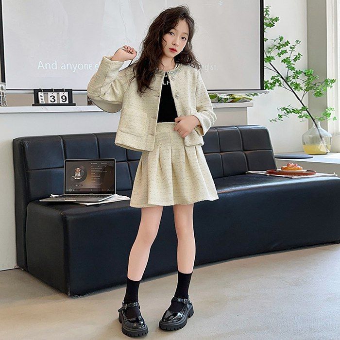 【定番人気，HOT】 女の子 フォーマル ジャケット スカート 入学式 フォーマル スーツ ワンピース 女の子 卒業式 フォーマルドレス 2点セット 入園式 入学式 スーツ・ブレザー