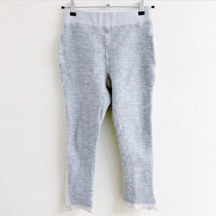 BLAMINK ブラミンク　ウールパンツ　36 BLAMINK ウール ニットパンツ ネイビー 36 サイズ ブラミンク