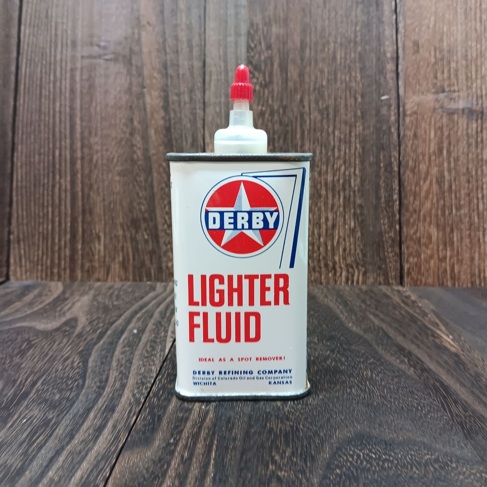 オイル缶 Vintage Derby Lighter Fluid Tin Can アメリカン雑貨 オイル缶 Vintage Derby Lighter Fluid Tin Can アメリカン雑貨