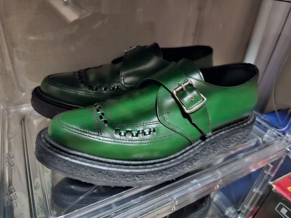 サンローラン 14fw ストラップ クリーパー シューズ