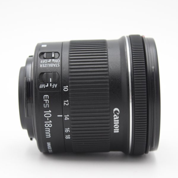 超美品 キャノン EF-S10-18mm F4.5-5.6 IS STM 広角ズームレンズ EF-