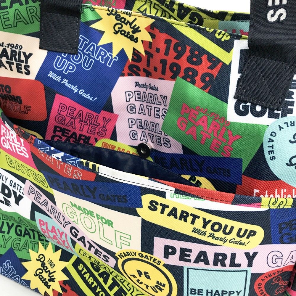 PEARLY GATES パーリーゲイツ ワッペン ロッカーバッグ トート PEARLY GATES パーリーゲイツ ロッカーバッグ トートバッグ