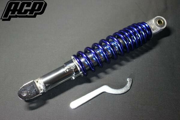 ライブディオZX用 ブルーメッキショック（300mm）