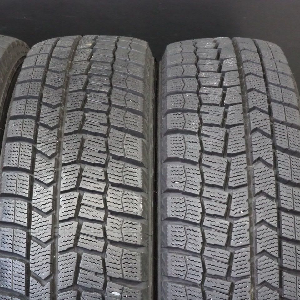 ★バリ山 165/55R15 ダンロップウインターマックスWM02 22年製4本 22年製 バリ山 ダンロップ WINTER MAXX WM02 / ダイハツ純正