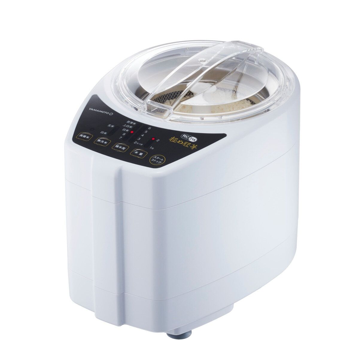 コストコ直仕入! 山本電気 家庭用精米機 め胚芽 2合 YE-RC21A-WH ct68685 SS