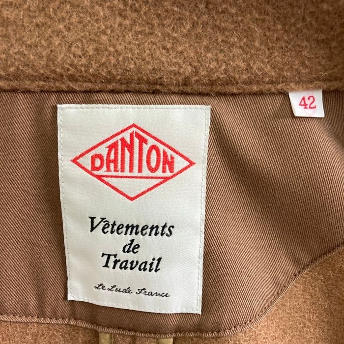 ☆DANTON ダントン ショールカラー ウールモッサジャケット