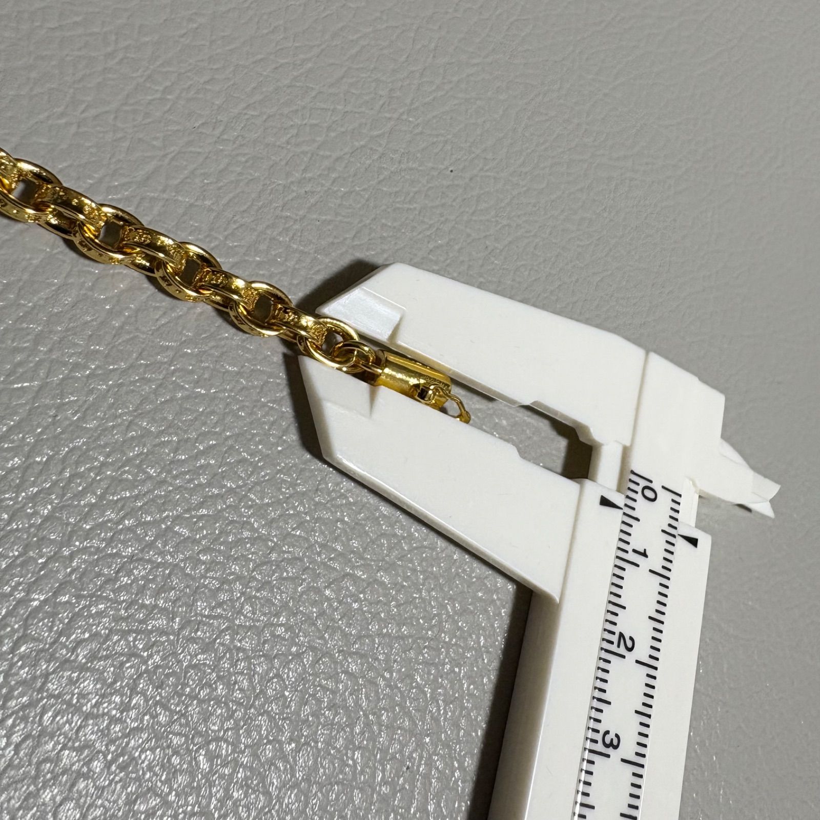 クロムハーツ CHシルバー925 ペーパーチェーン クロスネックレス【希少