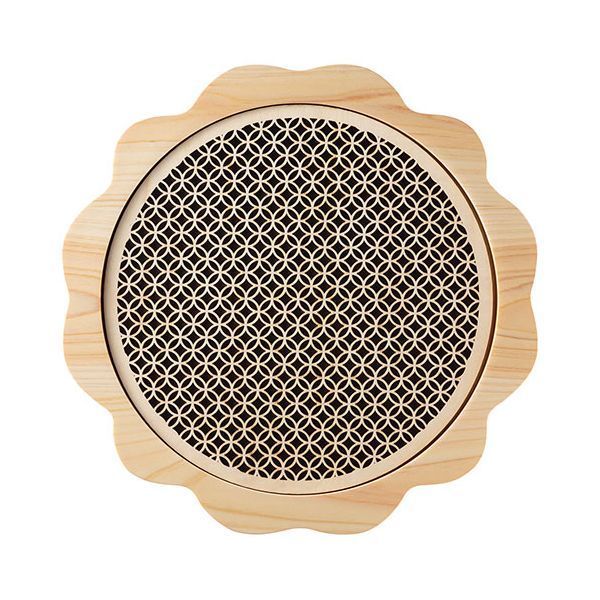 ヤマコー 用美 業務用 ひのき細密膳 丸 小 七宝 yamaco38137