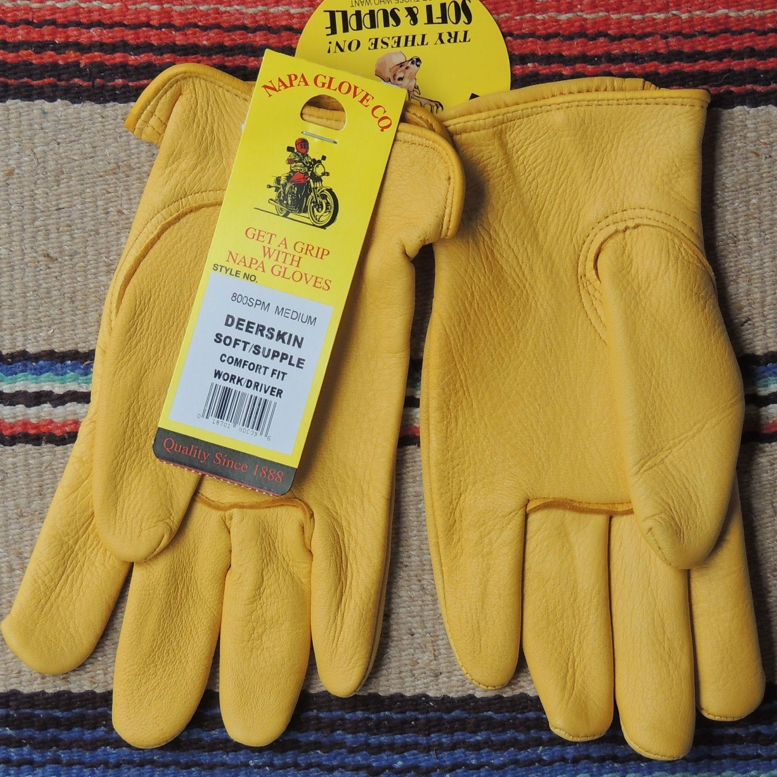 ナパ NAPA GLOVE ディアスキングローブ【ゴールド】鹿革手袋