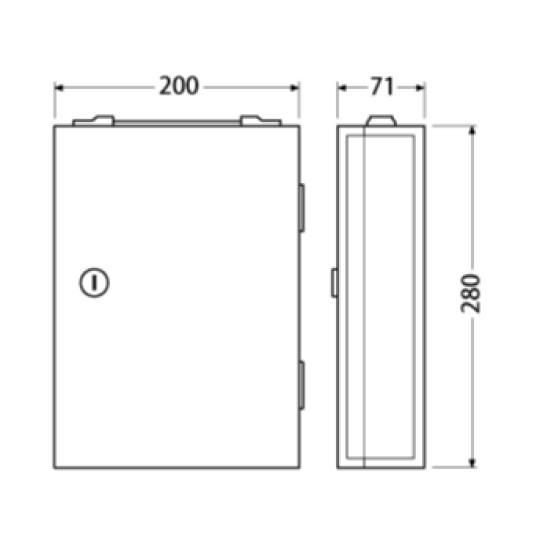 エースキーボックス 20本用 ホワイト KD-20WG 杉田エース キーボックス キーキャビネット 物件管理 キーステーション SKLAD-KIRPICHA_RU