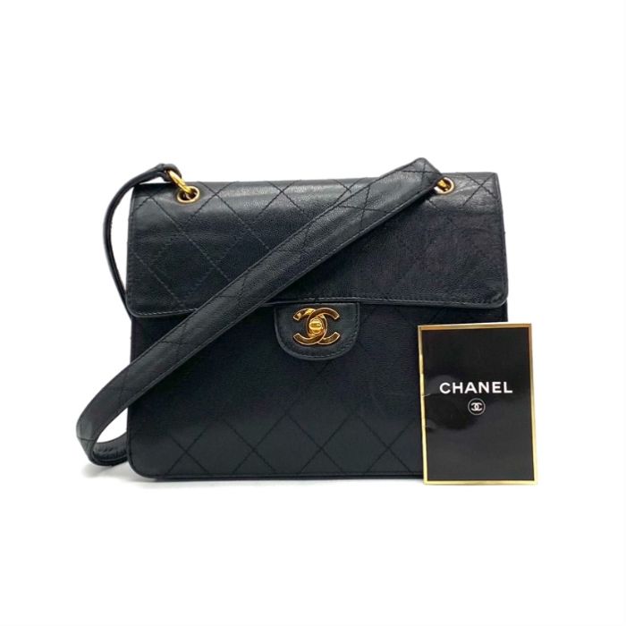 CHANEL シャネル マトラッセ ターンロック ココマーク キャビアスキン ハンド バッグ eK0332A