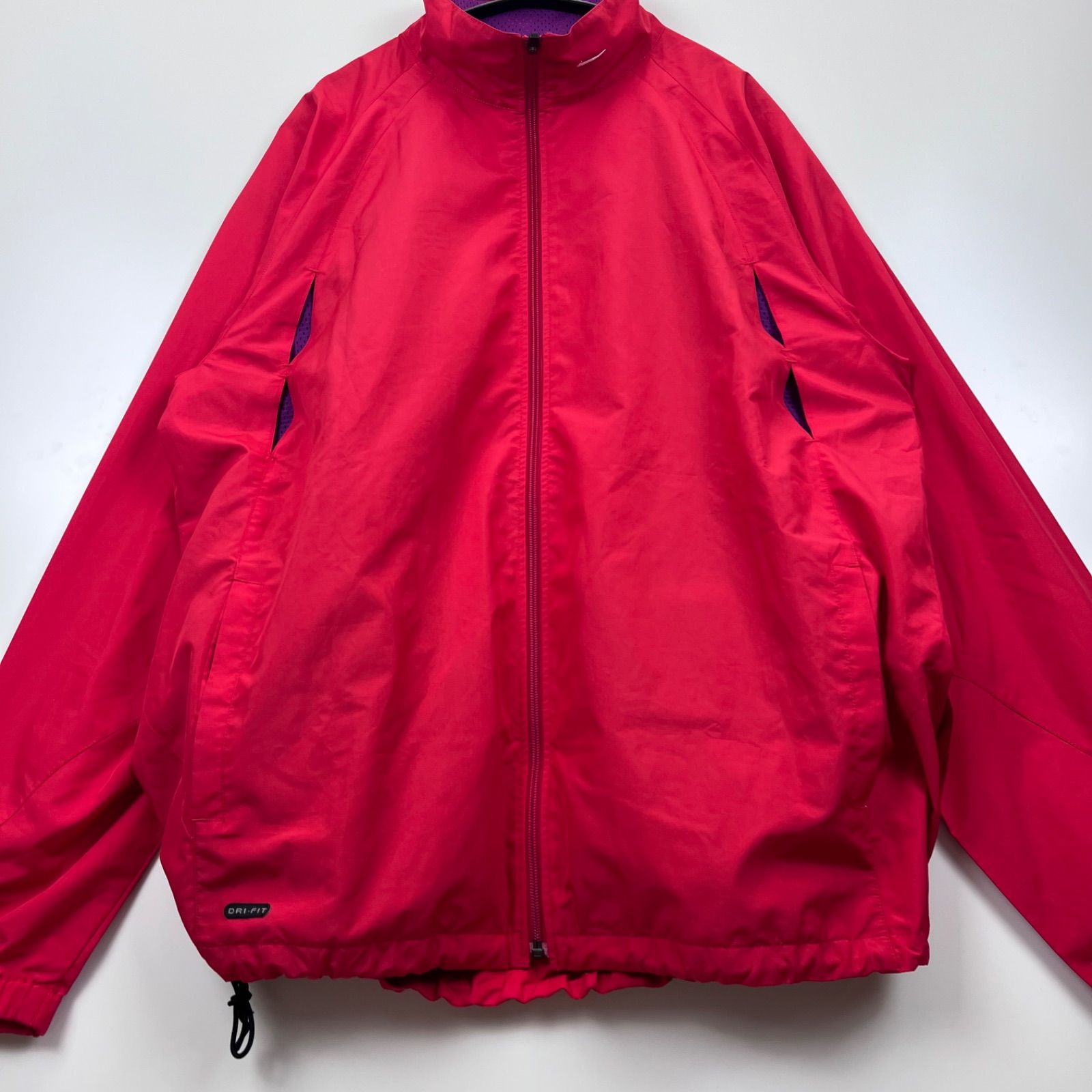 NIKE 00s 2002 ventilation nylon jacket mini solo logo XXL ナイキ 
