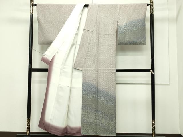 平和屋本店■極上　名門　藤娘きぬたや・総絞り　訪問着　草木文　逸品　CZAA2446s5 平和屋本店□極上 名門 藤娘きぬたや・総絞り 訪問着 草木文 逸品