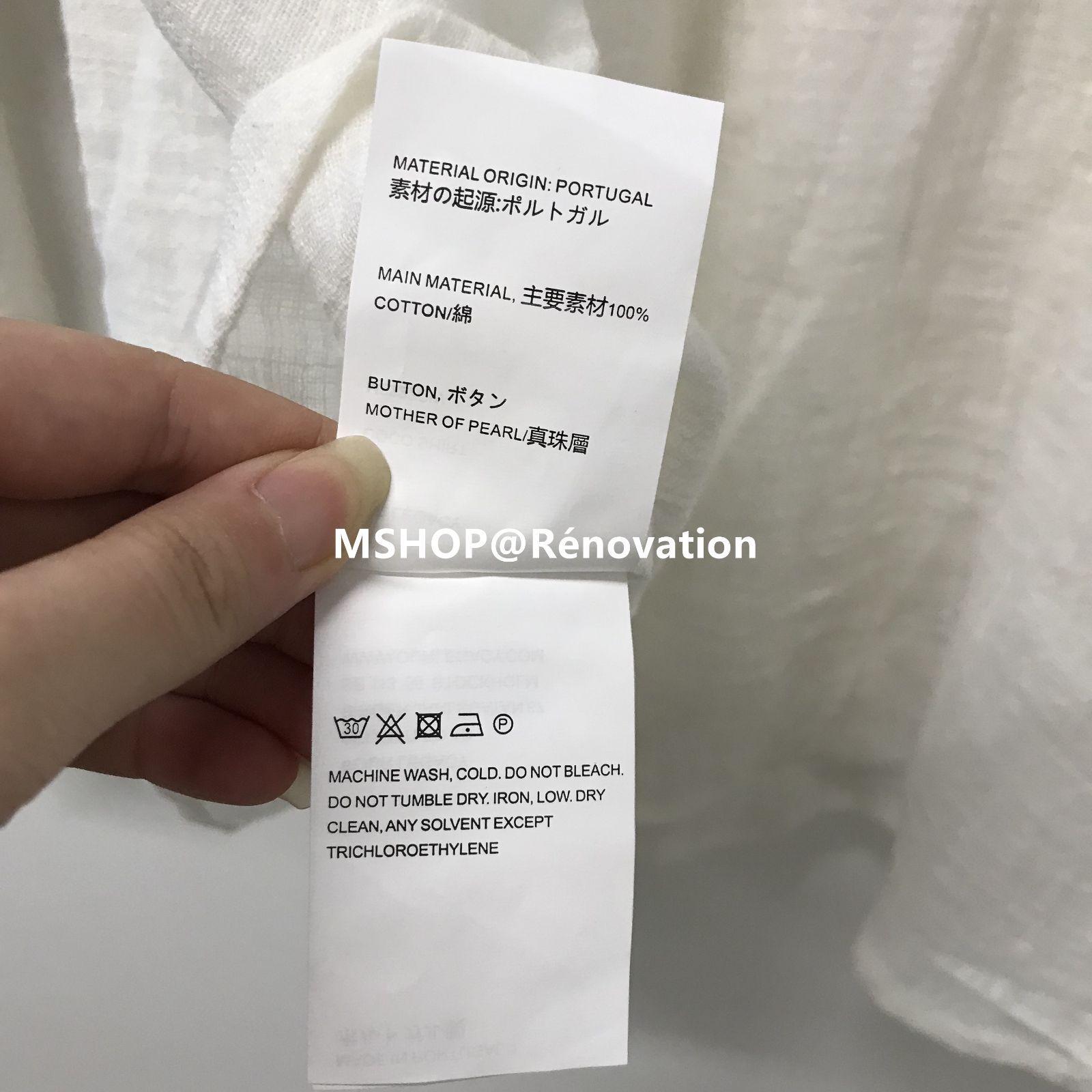 shirt ホワイト