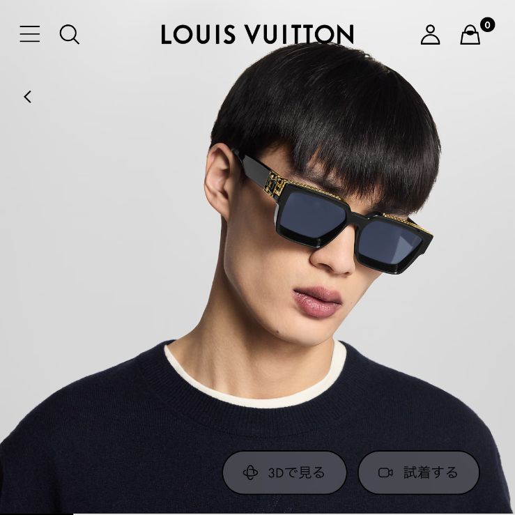 極美品】LOUIS VUITTON ルイヴィトン サングラス メンズ 1.1