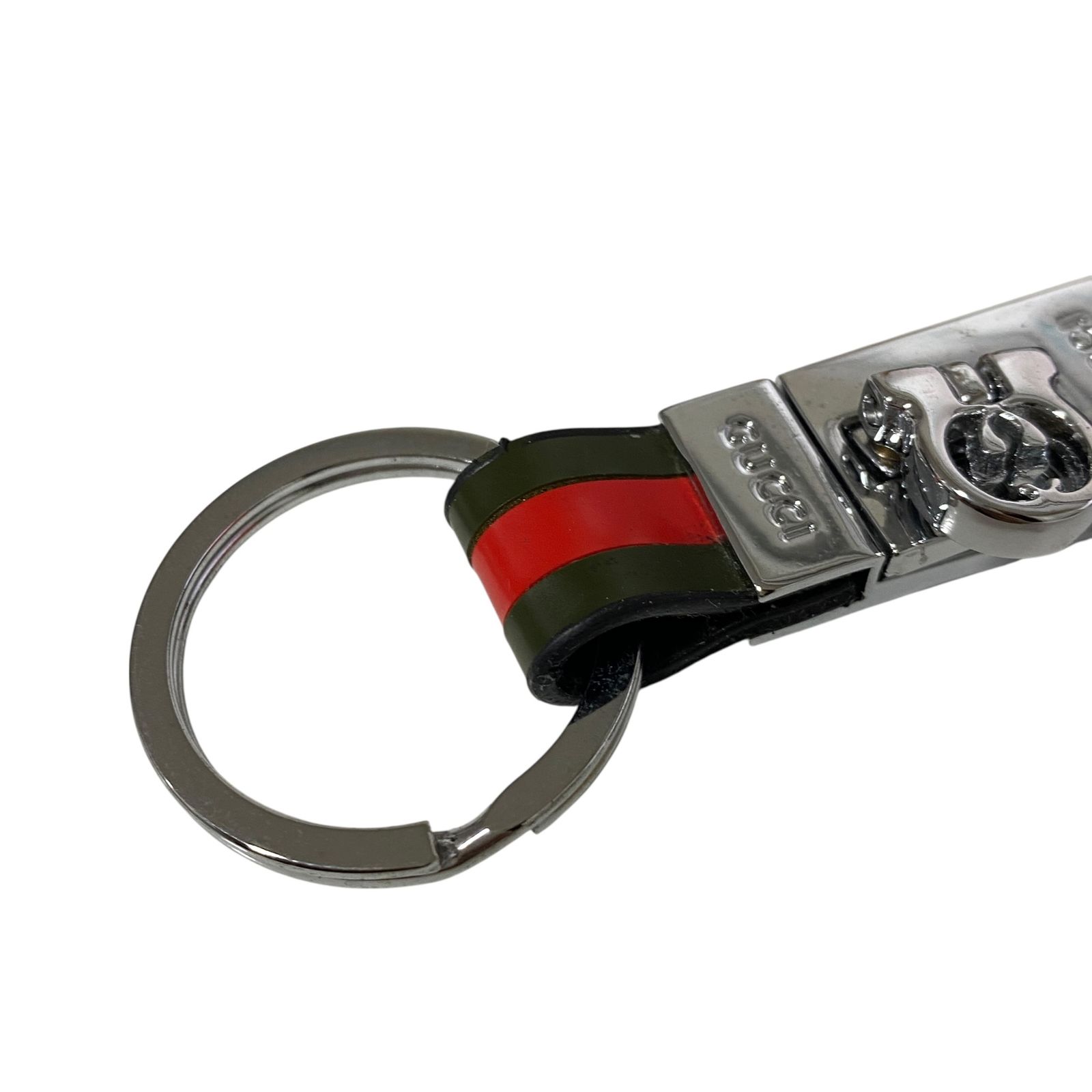 【未使用】GUCCI グッチ シェリーライン レザー キーホルダーキーリング 中古】GUCCI グッチ キーホルダー シェリーライン 革 レザー