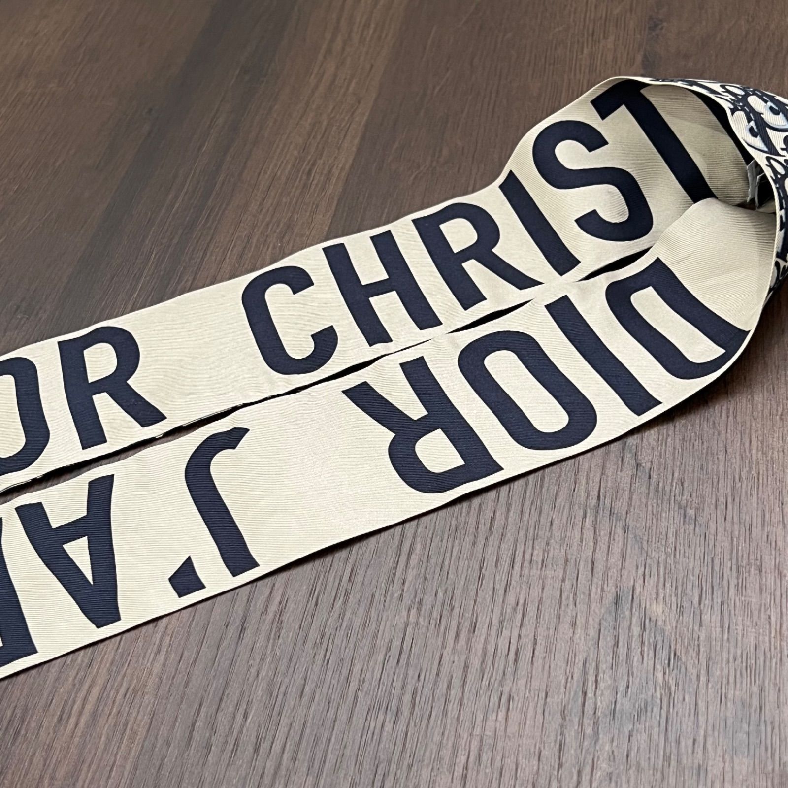 人気商品]Dior ディオール オブリーク ミッツァ シルク リボンスカーフ