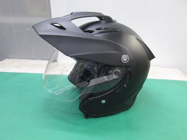 マルシン|MARUSHIN バイクヘルメット スポーツジェット TE-1 サイズL マットブラック 1025CI 7AM-1S