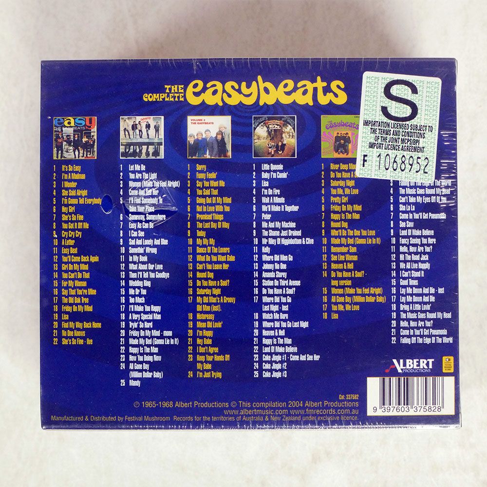 オーストラリア盤 EASYBEATS/THE COMPLETE EASYBEATS/ALBERT