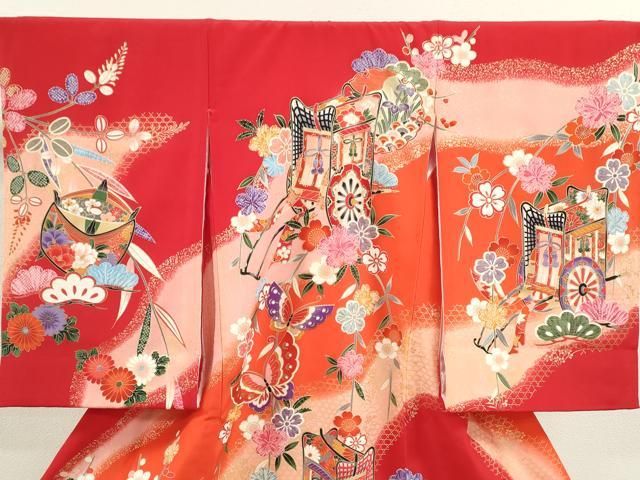 平和屋着物[]アンティーク 大正ロマン お宮参り 女の子 祝着 産着 初着 の