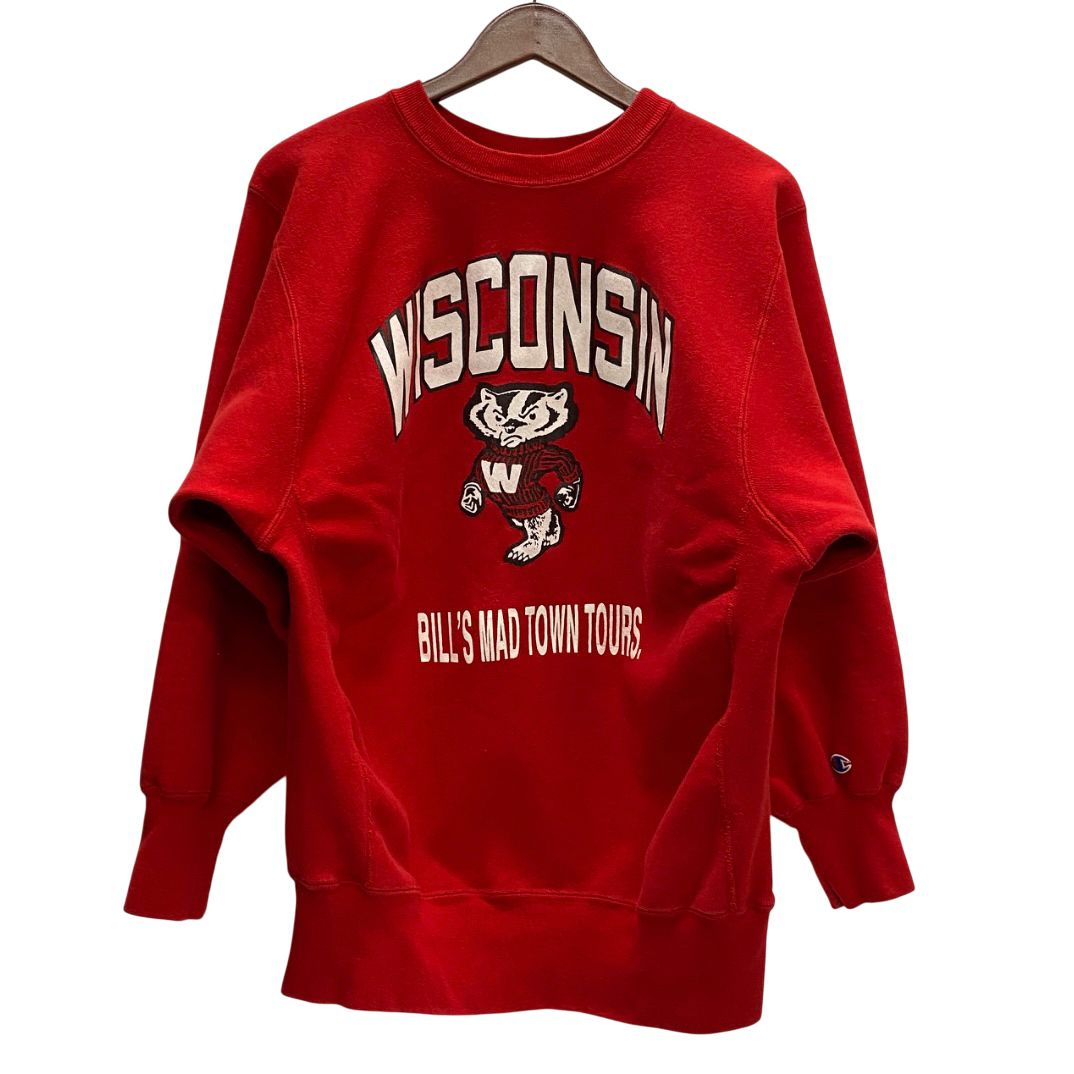 チャンピオン Champion 90's REVERSE WEAVE WISCONSIN USA製 両面