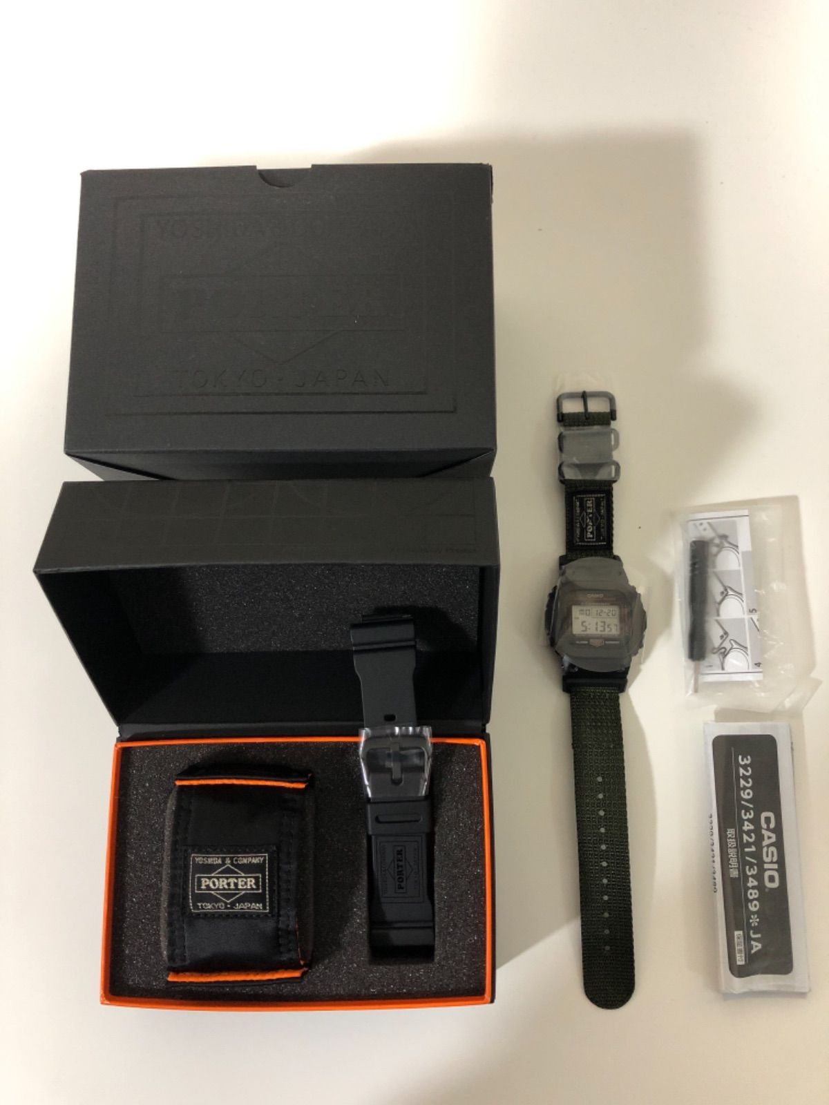 【中古】GM-5600EY-1JR カシオ✖️PORTER G-SHOCK Porter x G-Shock GM-5600EY-1 Collaboration for 85th