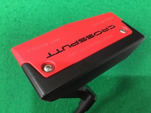 CROSSPUTT CROSSPUTT RED BLACK LABEL レッド 33インチ パター PT スチール フレックスその他 メンズ 男性用 右利き 右用 Bランク ゴルフクラブ