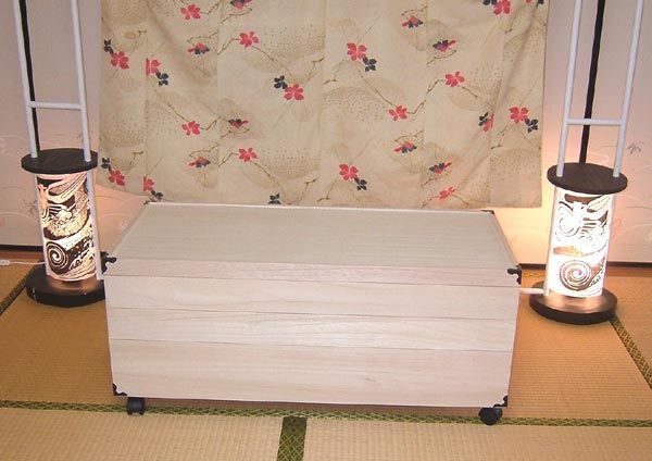 着物 収納ケース 桐衣装ケース 桐箱3段 三段レギュラー キャスター付き 着物用 桐衣装箱 桐箱 レギュラー 肥前桐民芸 桐たんす 桐箪笥 桐タンス 和家具