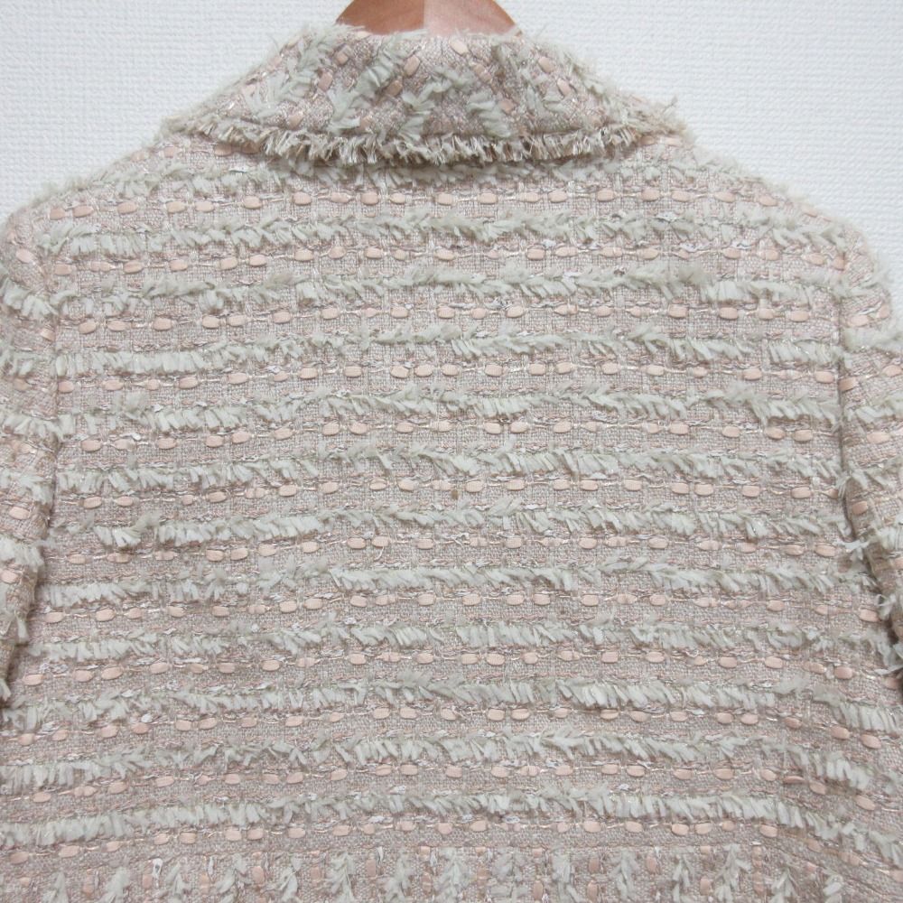 美品 FOXEY BOUTIQUE フォクシーブティック Jacket Peach Shake