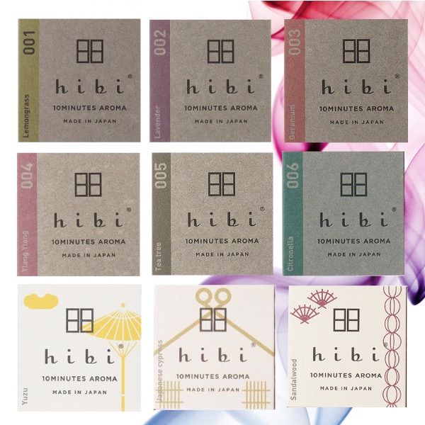 hibi ヒビ マッチ 10種類セット レギュラーボックス マット付 8本入