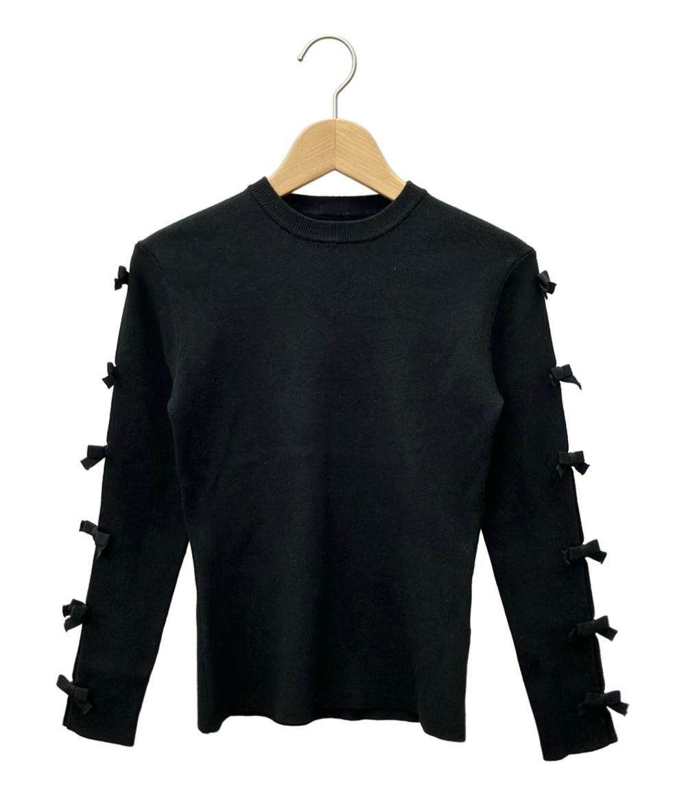 シーニュ 長袖オープンリボンニット レディース SIZE 0 (S