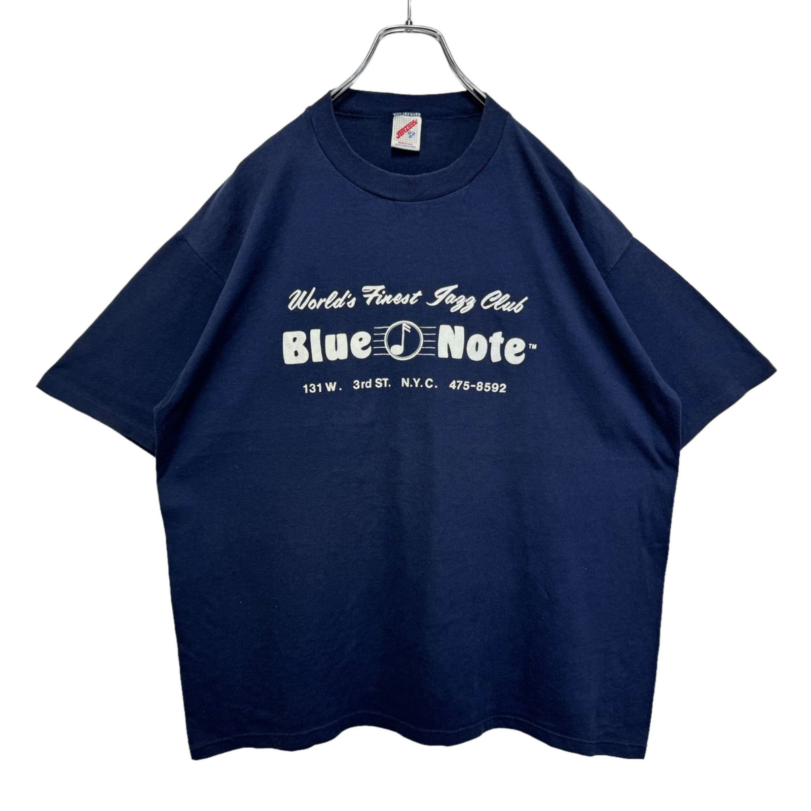 90s USA製 Blue Note NY ブルーノート ニューヨーク Tシャツ ジャズクラブ バンT バンドT 音楽T ミュージックT シングルステッチ ヴィンテージ 古着