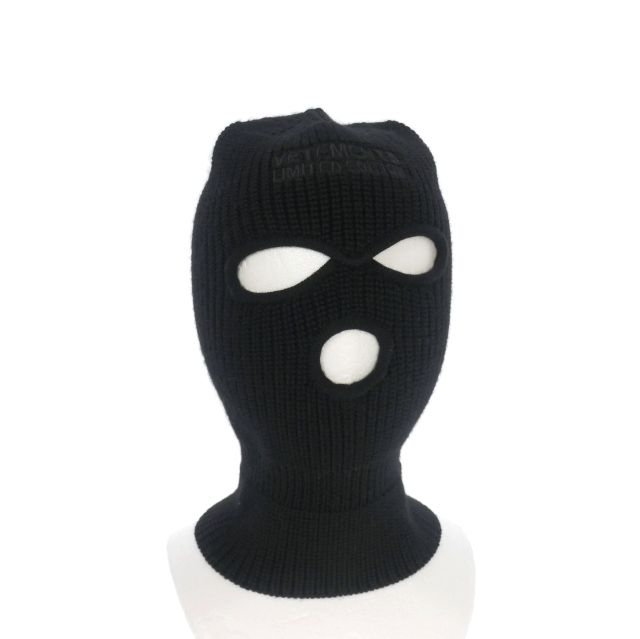 ヴェトモン ベトモン VETEMENTS LOGO BALACLAVA 目出し帽 ニット