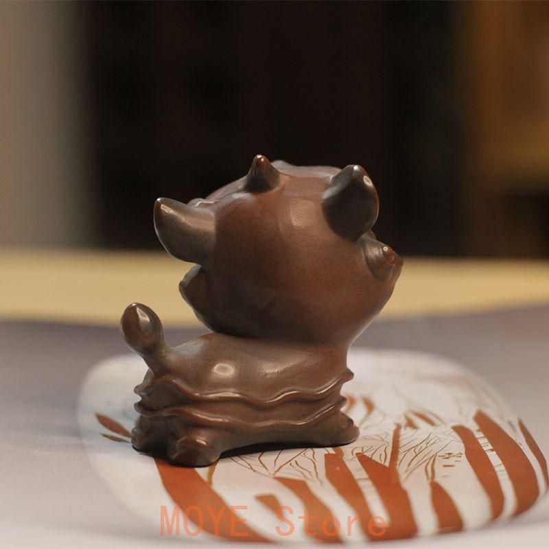 陶泥 茶道具 茶寵 醒獅 蓋置 装飾品 工芸品 置物 陶泥 茶道具 茶寵 醒獅 蓋置 装飾品 工芸品 置物 - メルカリ