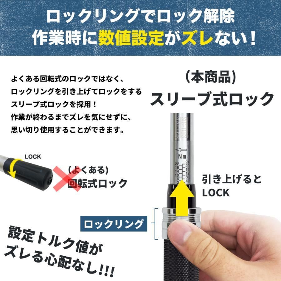 ロードバイク用トルクレンチ ロックリング