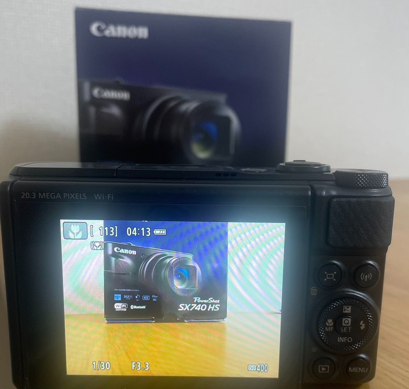 超美品] CANON キャノン PowerShot SX740 HS ブラック 箱付き 