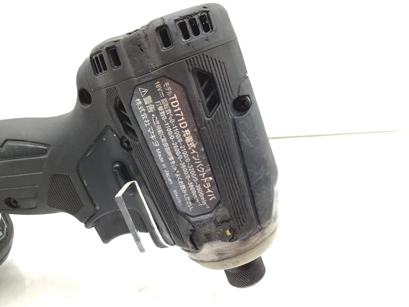 1円～ 美品 マキタ 充電式インパクトドライバー TD171DGX AR オーセンティックレッド 18V 6.0Ah バッテリー2個 電動工具 美品makita 18Vインパクトドライバー TD171D 本体のみ 中古品