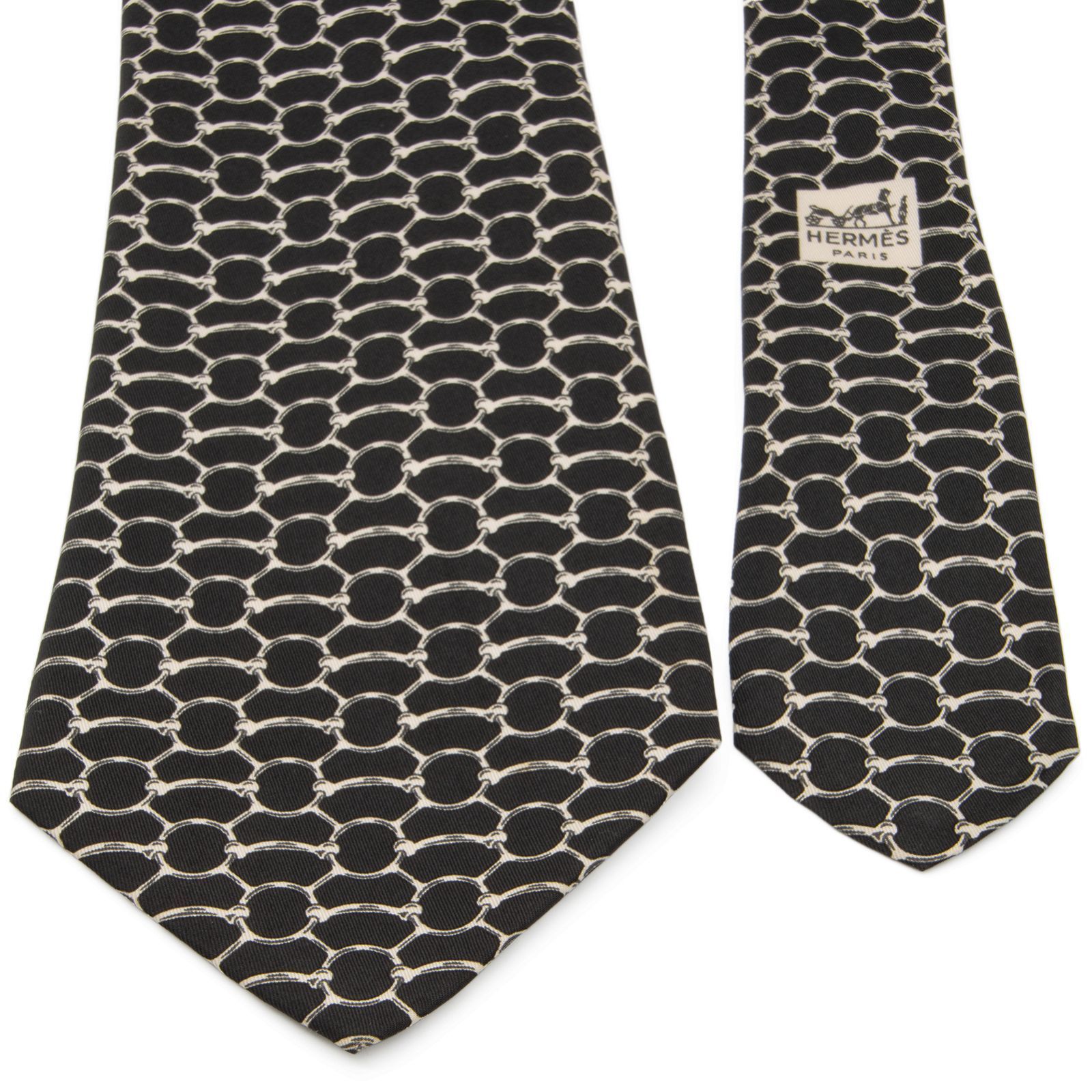 送料無料 エルメス ネクタイ ワイドタイ プリントタイ メンズ