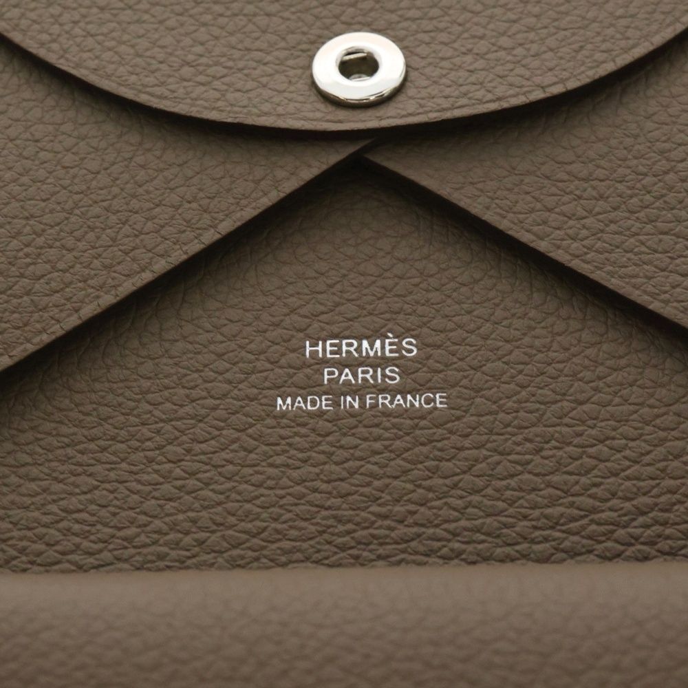 【3387_いいね...】HERMES/カルヴィデュオ/W刻印 新品 W刻印 HERMES エルメス カルヴィデュオ ボックスカーフ