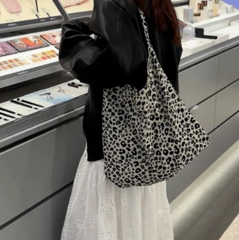 EMIS エミス エコバッグ トートバッグ LEOPARD ECOBAG CREAM
