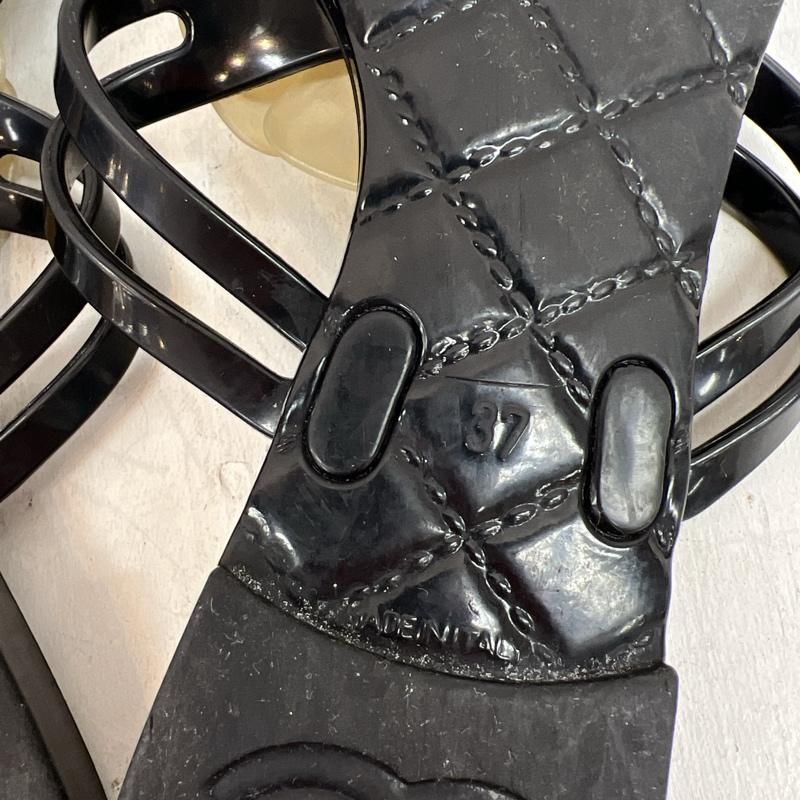 CHANEL シャネル サンダル カメリアココマーク ビーチサンダル