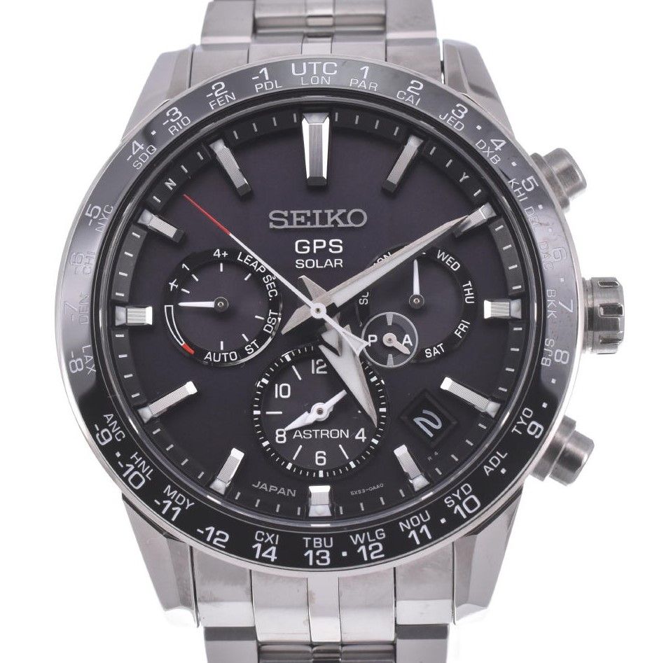 セイコー SEIKO SBXC003/5X53-0AB0 アストロン クロノグラフ ソーラー