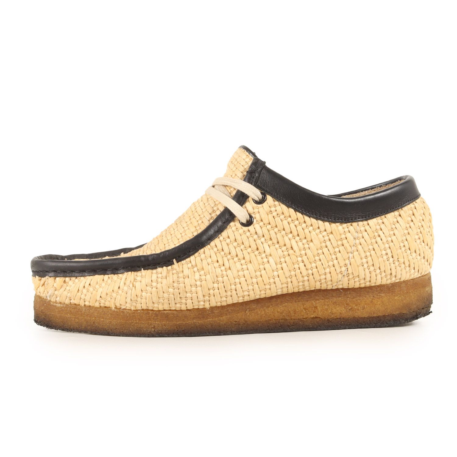 Clarks クラークス サイズ:UK7.5 日本未発売 ラフィア ワラビー ブーツ Wallabee Boot Natural Raffia ナチュラル シューズ 靴【メンズ】