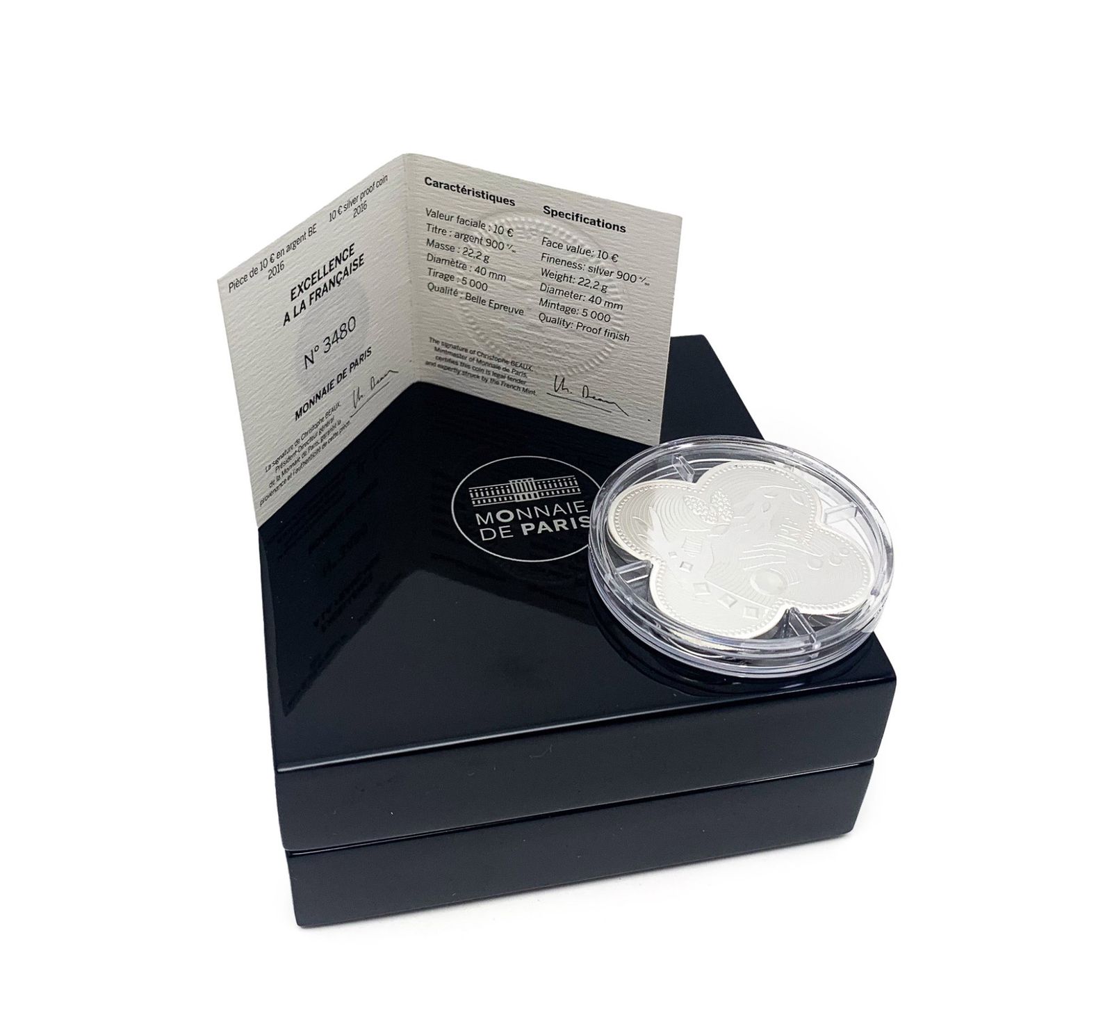 Van Cleef&Arpels ヴァンクリーフ 110周年記念 10ユーロ銀貨