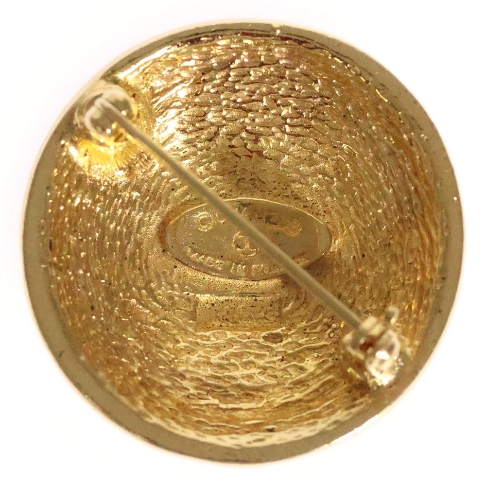 CHANEL シャネル ココマーク マトラッセ ブローチ ピンバッジ GP ゴールド