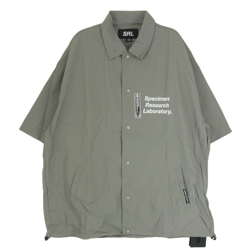 NEIGHBORHOOD ネイバーフッド 231BWNH-SHM01 SRL . SHELTECH SHIRT SS ナイロン 半袖 シャツ グレー系 L