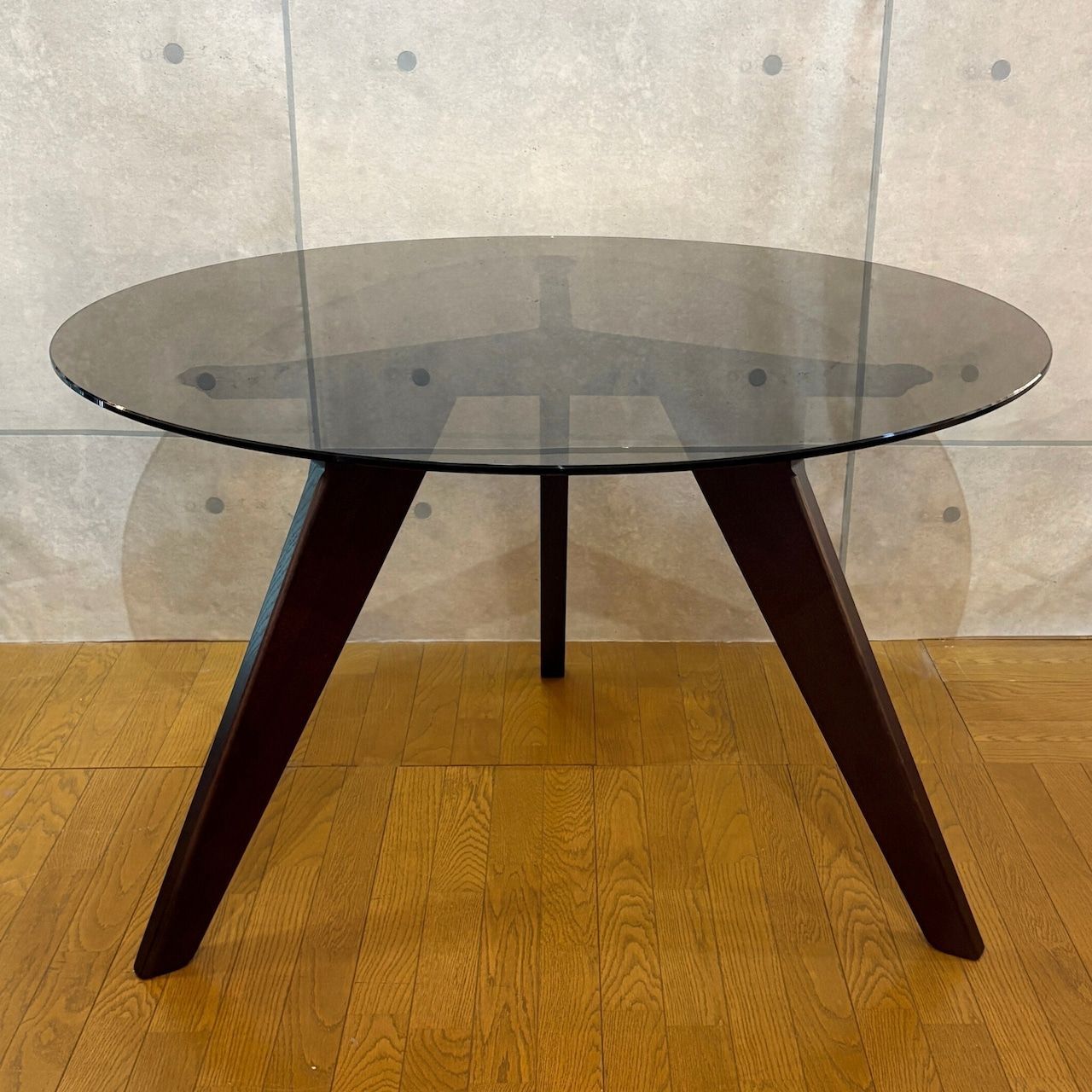 カッシーナ Alias AGO アゴ ダイニングテーブル Φ120cm ガラス天板 イタリア