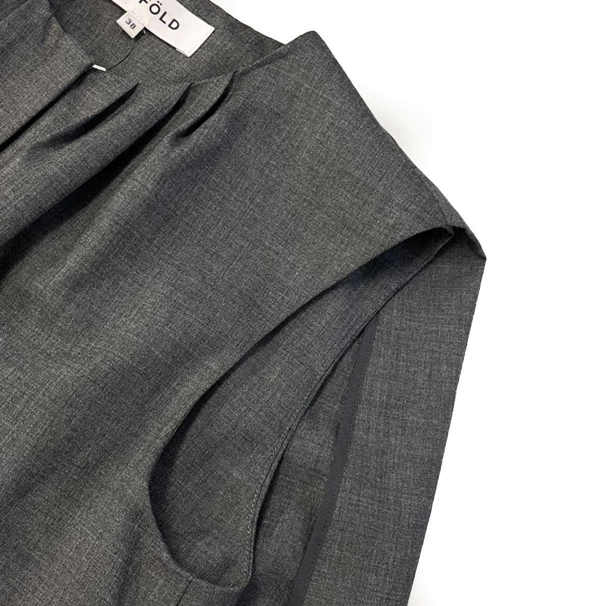 ENFOLD エンフォルド サマーウールノースリーブオールインワン 300CS833-2630 グレー 38 FORTGASGNV_COM_BR