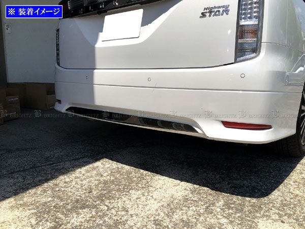 エルグランド E52 超鏡面ステンレスメッキリアバンパーアンダーモール